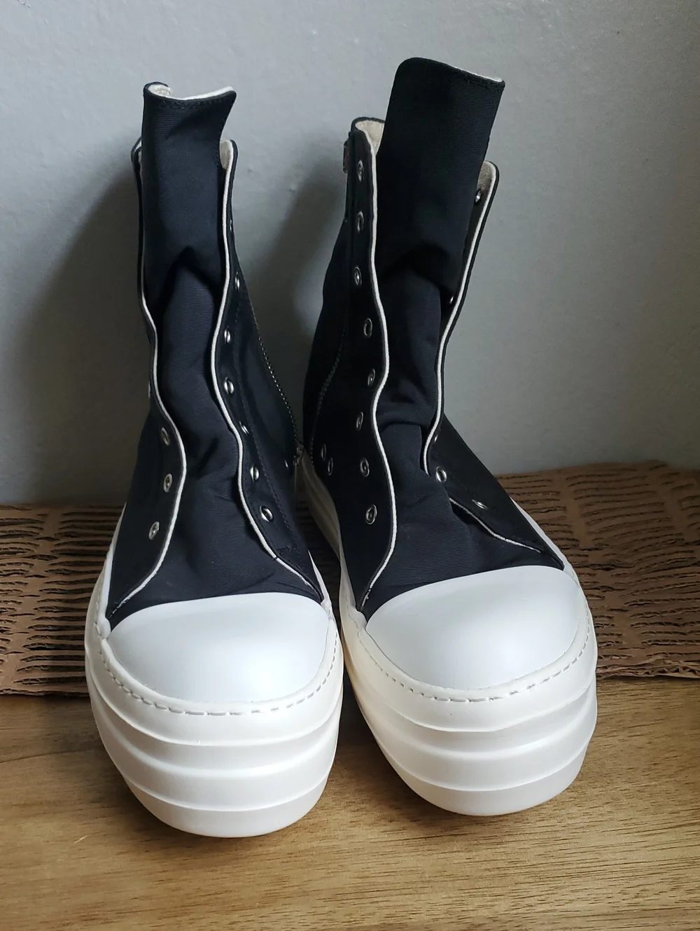 Rick Owen DRKSHDW Pentagram Hi Mens 10 Or 43